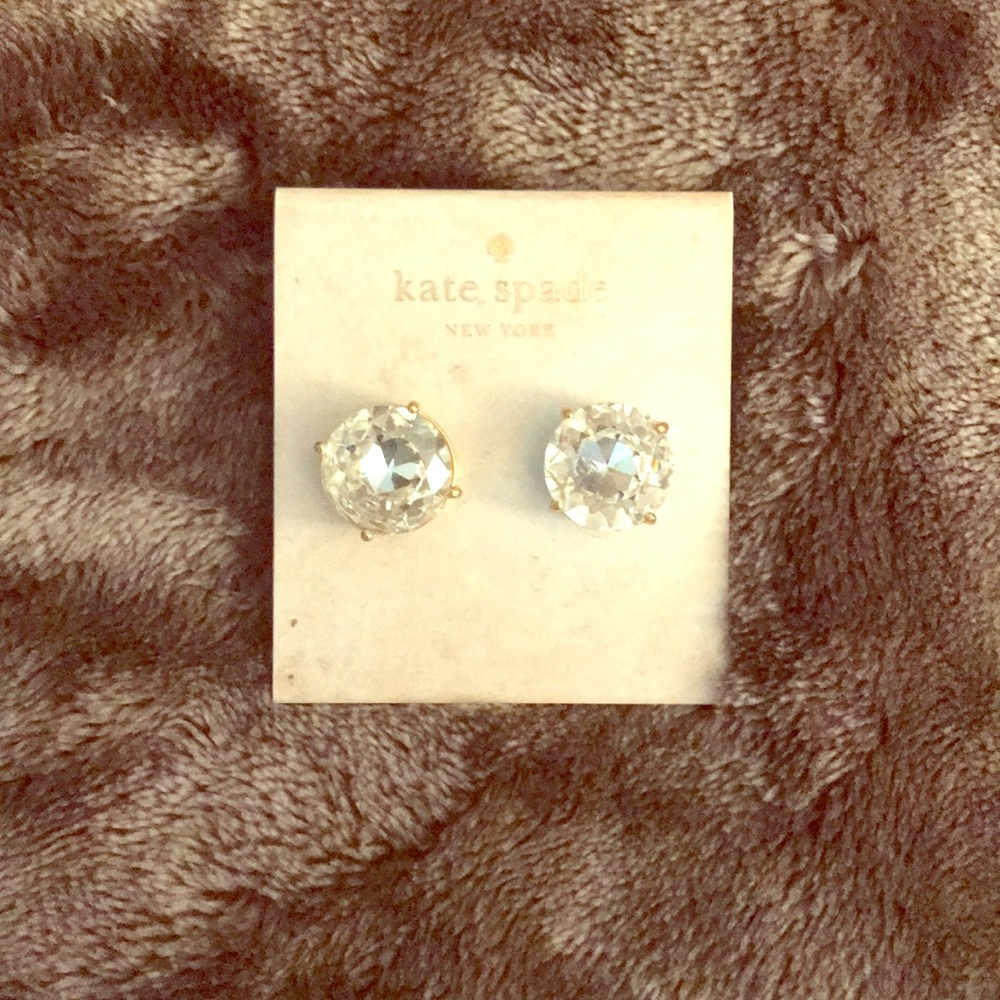Kate Spade Earring Large Crystal Studs